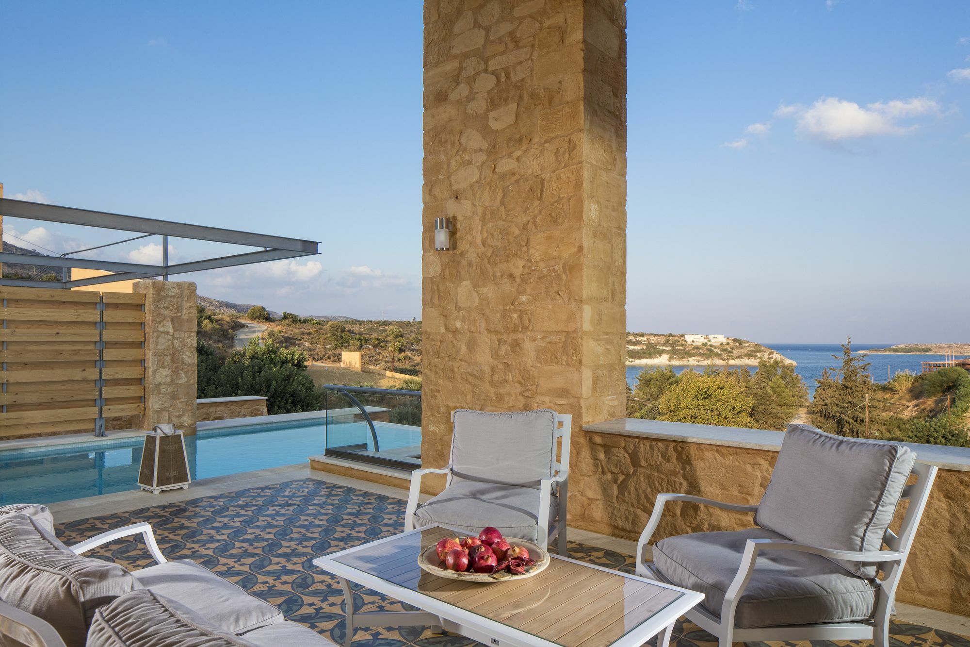 Olea Villas - Infinity Pool, Hot Tub, Sea Views Marathi  Buitenkant foto